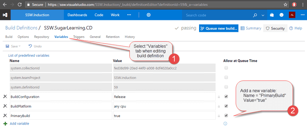 VSO AddVariableTag