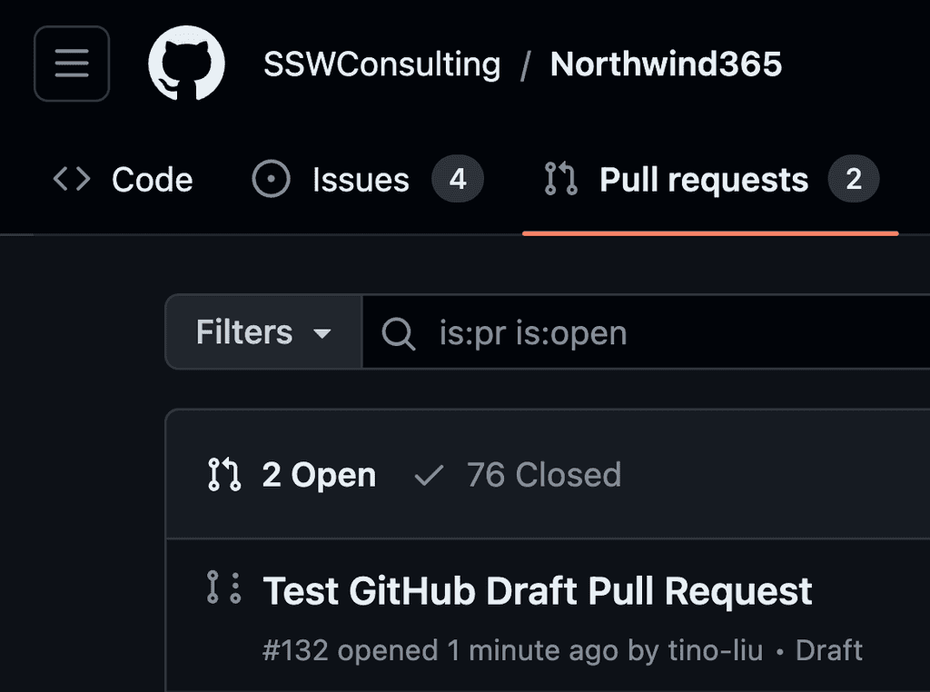 github bad example