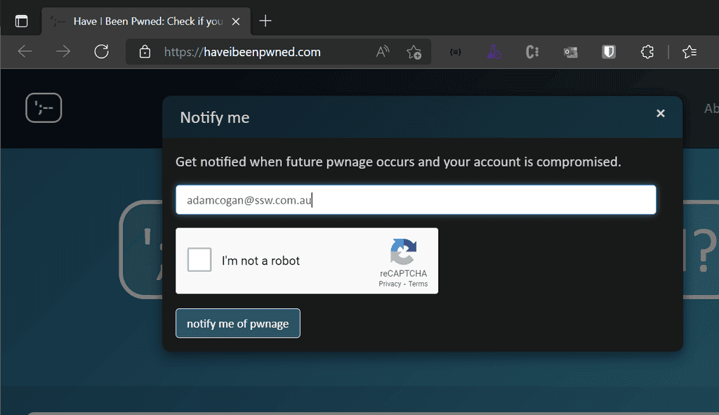 haveibeenpwned