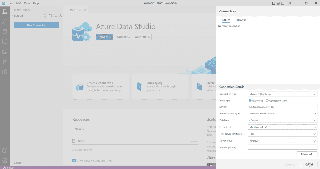 azuredatastudio